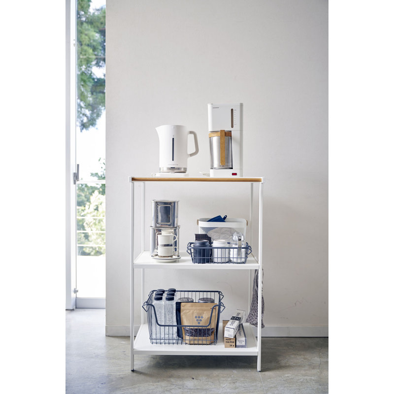 Yamazaki USA Yamazaki Home 3Tiered Storage Rack Kitchen Shelf